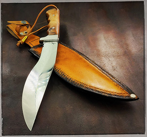 JN coltello kukri fatto a mano T1a